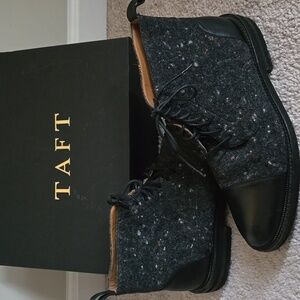 Taft Black and Gray Speckled Boots